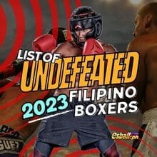 An Insight into List of Undefeated Filipino Boxers in 2023