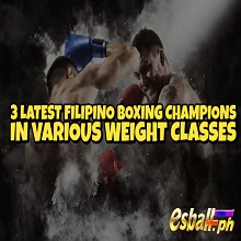 3 Latest Filipino Boxing Champions in Various Weight Classes