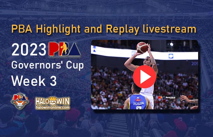 PBA Replays Highlights Today in 2023 Governors Cup Week 3