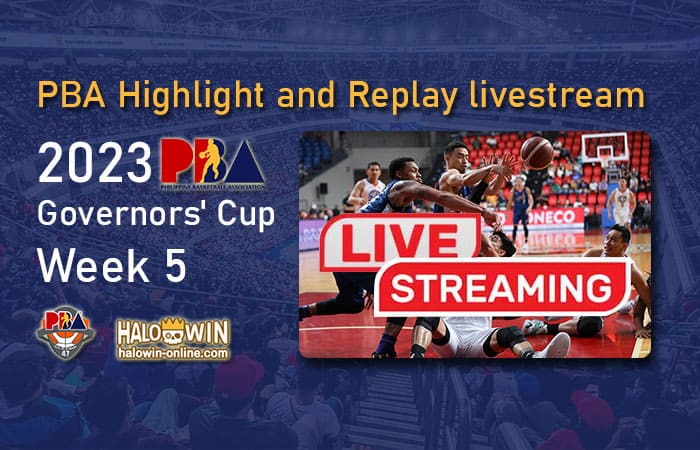 PBA Replays Highlights Today in 2023 Governors Cup Week 5