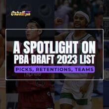 A Spotlight on PBA Draft 2023 List Picks, Retentions, Teams