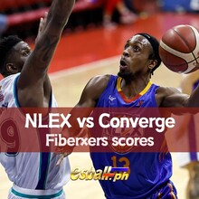 NLEX vs Converge Fiberxers Scores Recap
