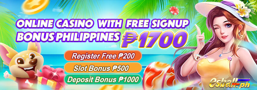 Online Casino Free Welcome Bonus up to ₱1700 for New Member