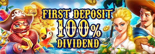 First Time Deposit 100% Bonus