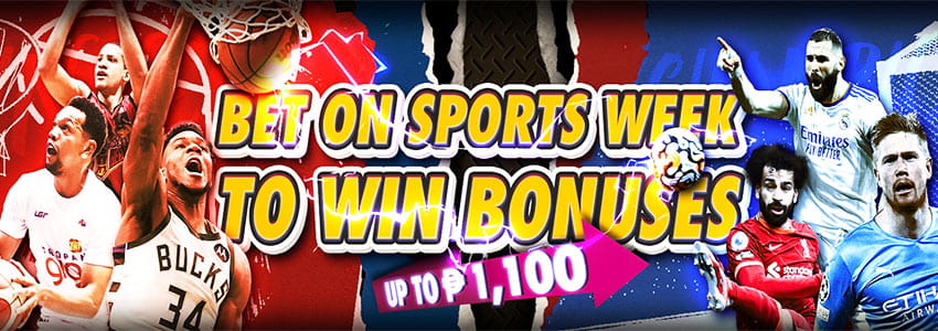 Bet On Sports Weekly To Win Bonuses Up To ₱1100