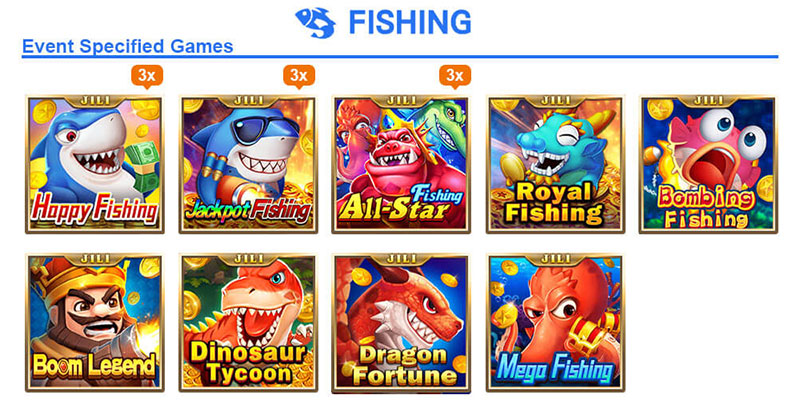 JILI Fishing Tournament Event Specified Games