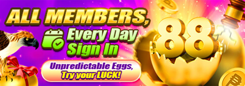 Login 7 Days to Claim  ₱210 Sign In Bonus + 7 Golden Egg