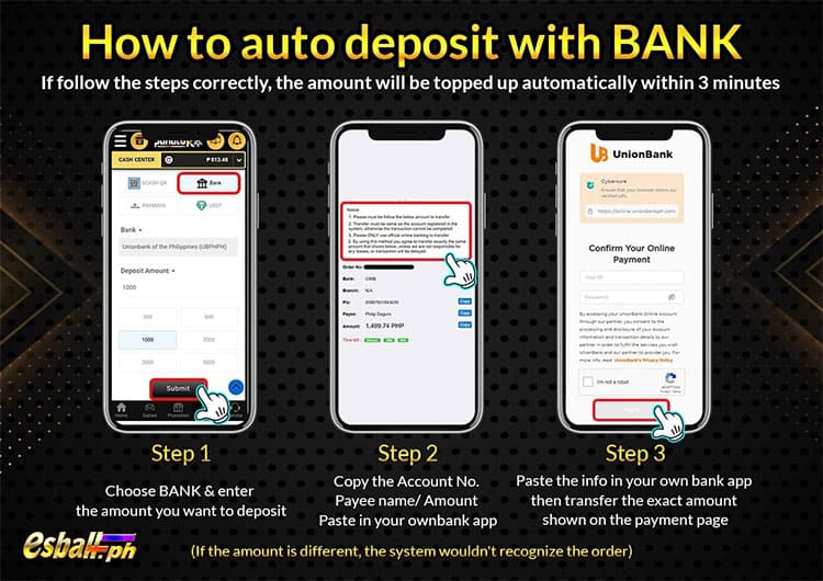 How to Auto Deposit with BANK